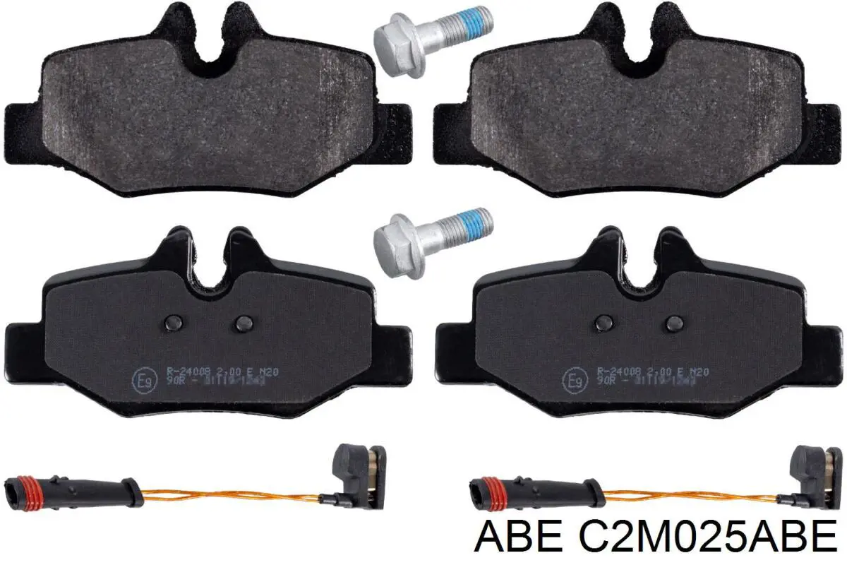 Задні гальмівні колодки ABE C2M025ABE ціна, від 17.61 USD