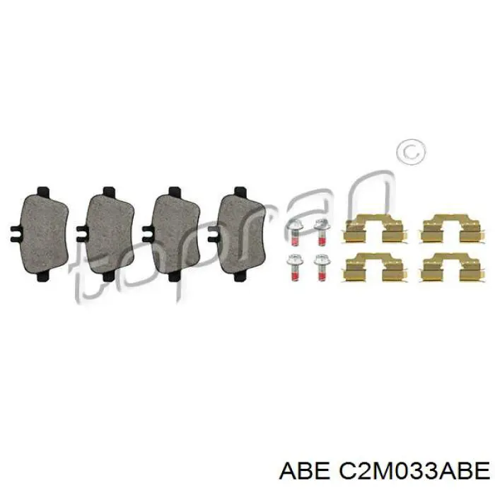 Купити C2M033ABE ABE Задні колодки