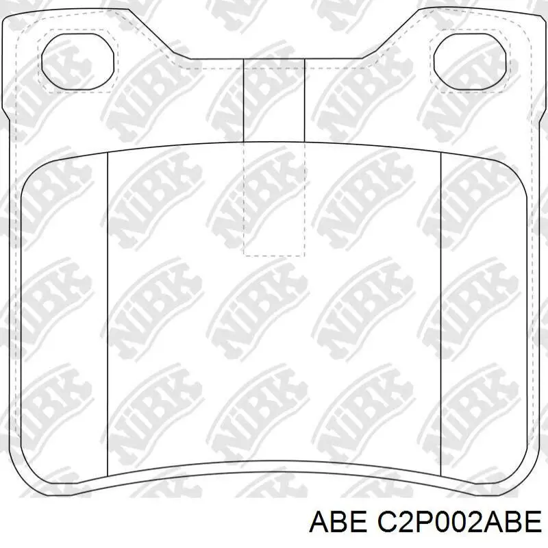 Купити C2P002ABE ABE Задні колодки