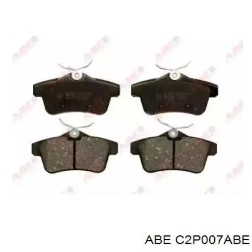 Купити C2P007ABE ABE Задні колодки