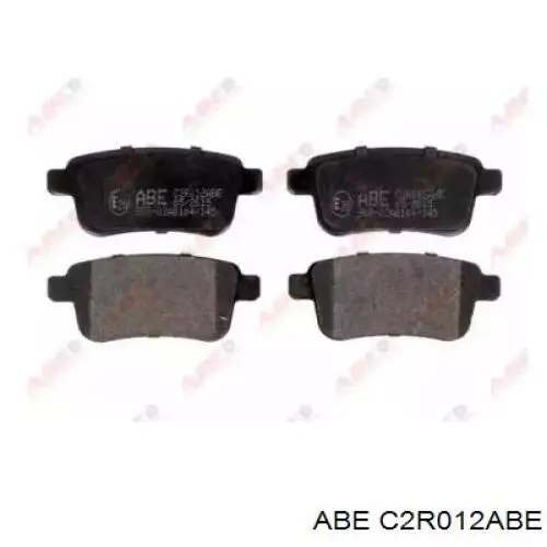 Задні гальмівні колодки C2R012ABE ABE