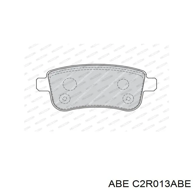 Задні гальмівні колодки ABE C2R013ABE ціна, від 16.36 USD