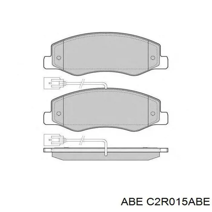 Купити C2R015ABE ABE Задні колодки