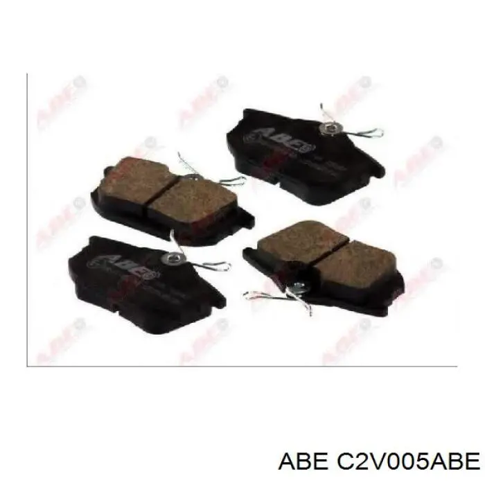 Колодки гальмові задні, дискові C2V005ABE ABE