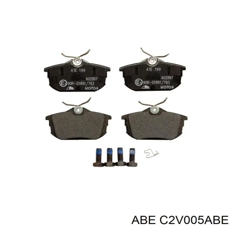 Задні гальмівні колодки C2V005ABE ABE