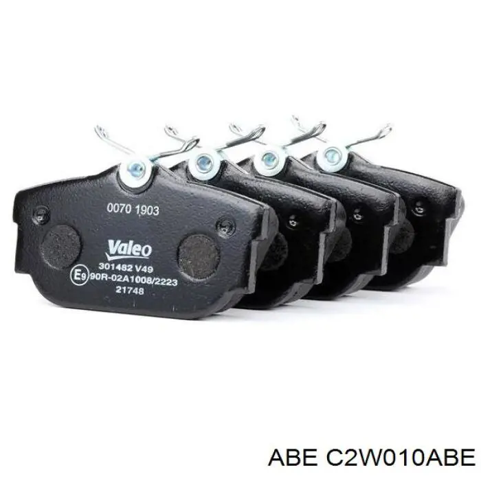 Задні гальмівні колодки ABE C2W010ABE ціна, від 18.43 USD