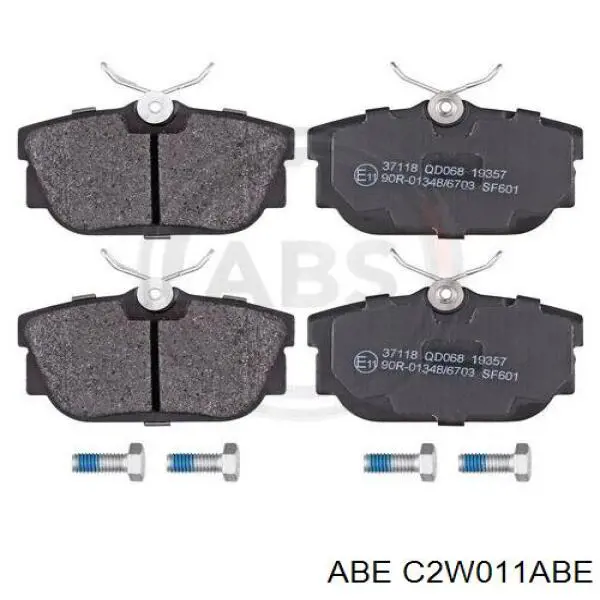 Задні гальмівні колодки ABE C2W011ABE ціна, від 15.46 USD