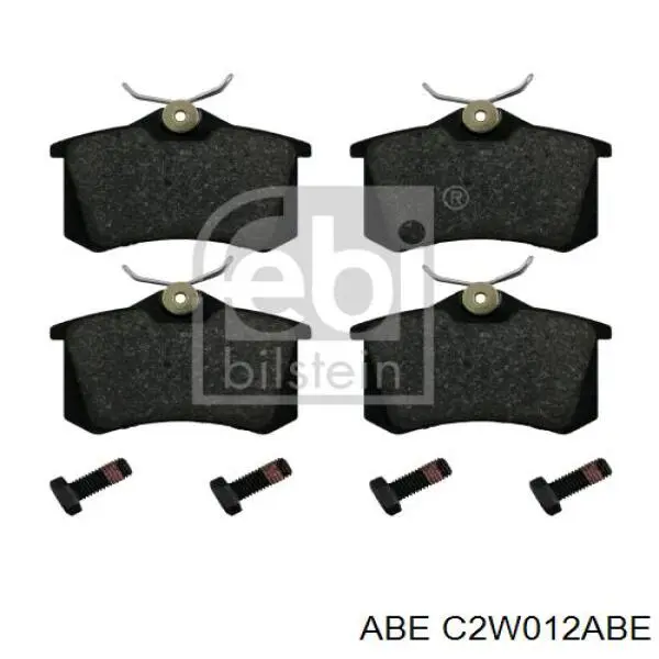 Задні гальмівні колодки ABE C2W012ABE ціна, від 16.04 USD