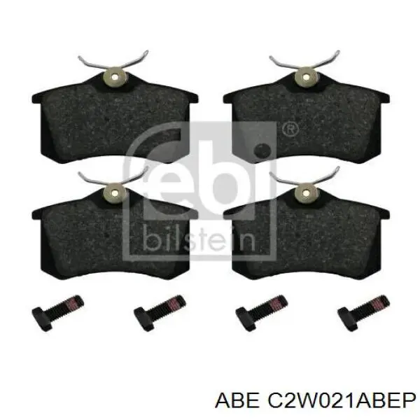 Задні гальмівні колодки ABE C2W021ABEP ціна, від 19.02 USD