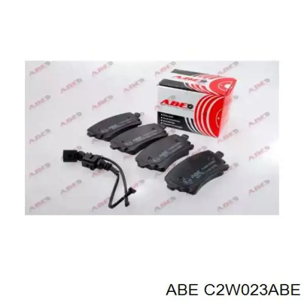 Задні гальмівні колодки ABE C2W023ABE ціна, від 19.29 USD
