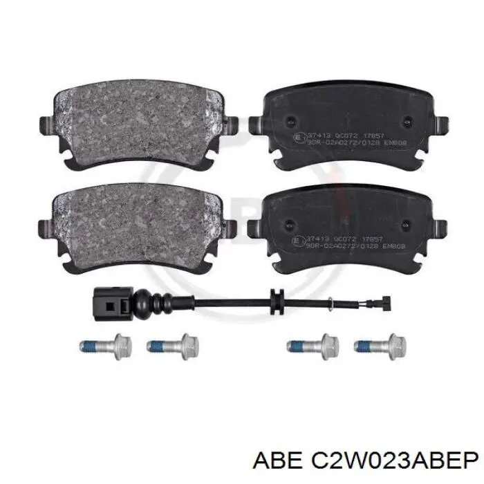 C2W023ABEP ABE Колодки гальмівні задні, дискові