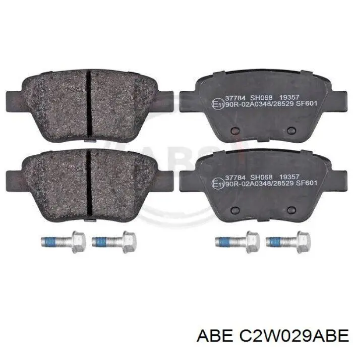 Задні гальмівні колодки C2W029ABE ABE
