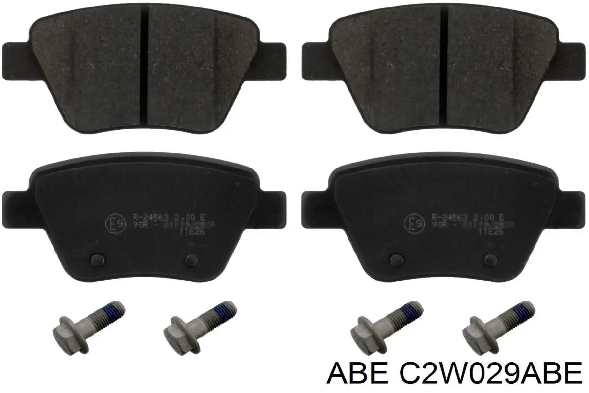 Задні гальмівні колодки ABE C2W029ABE ціна, від 19.32 USD