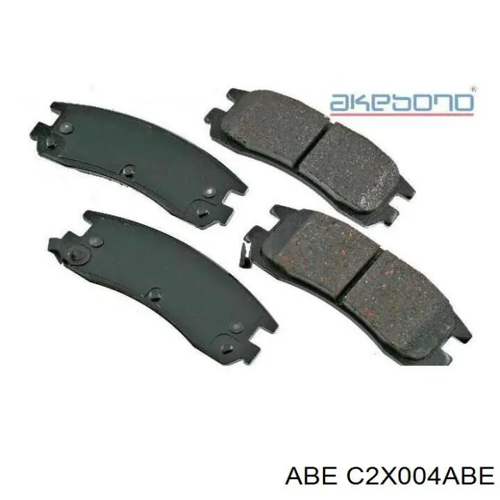Задні гальмівні колодки C2X004ABE ABE