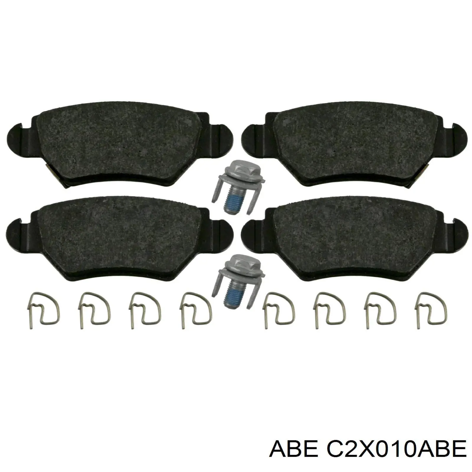 Задні гальмівні колодки C2X010ABE ABE