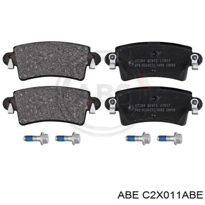 Задні гальмівні колодки ABE C2X011ABE ціна, від 16.03 USD