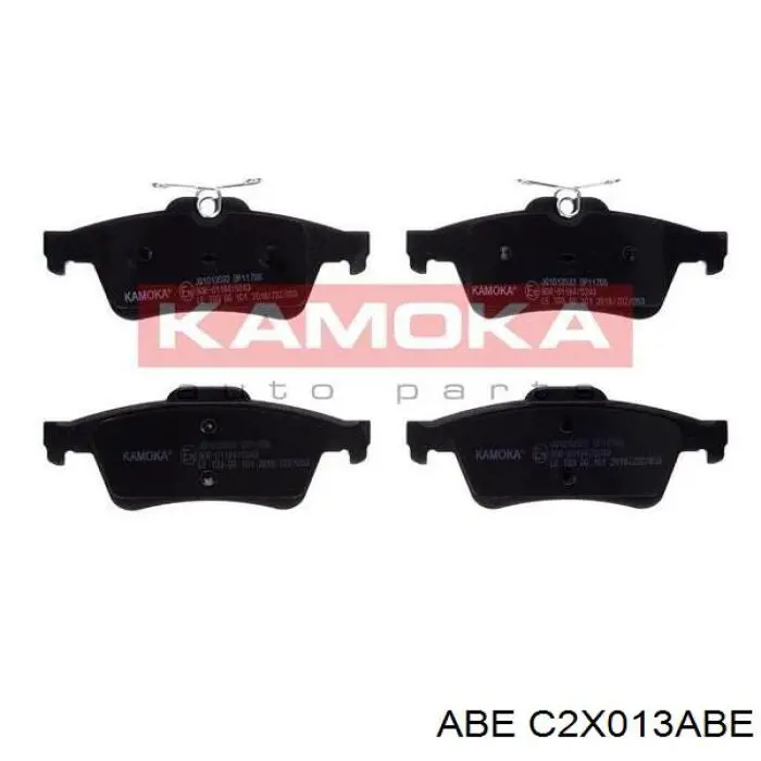 Задні гальмівні колодки ABE C2X013ABE ціна, від 15.82 USD