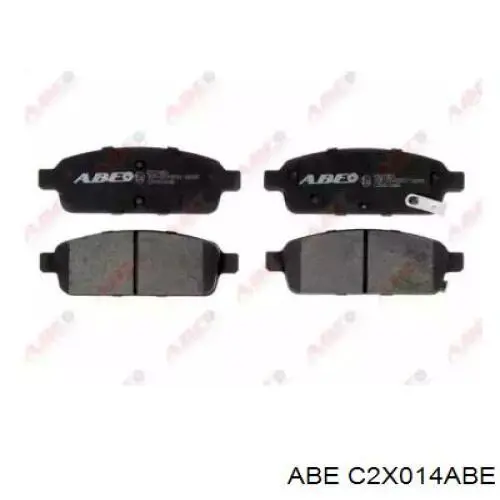 Задні дискові колодки ABE C2X014ABE
