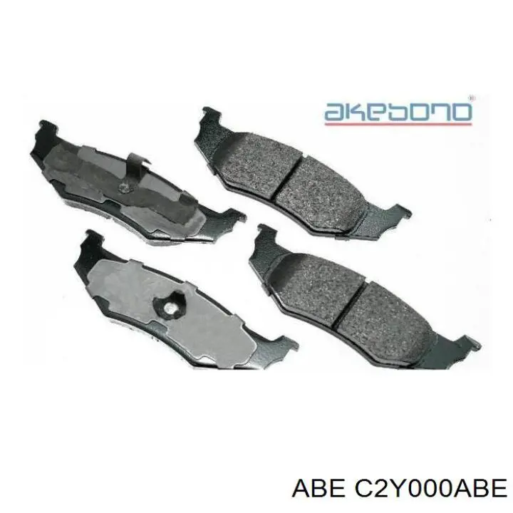 Задні гальмівні колодки ABE C2Y000ABE ціна, від 17.65 USD