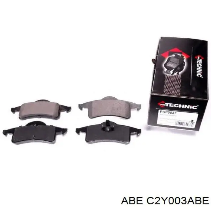 C2Y003ABE ABE Колодки гальмівні задні, дискові