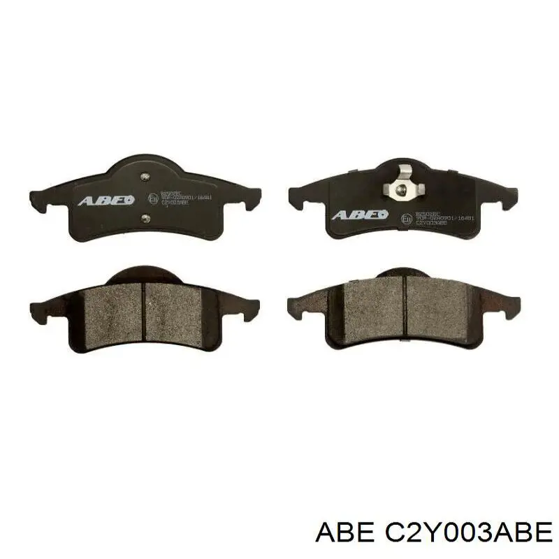 Задні гальмівні колодки C2Y003ABE ABE