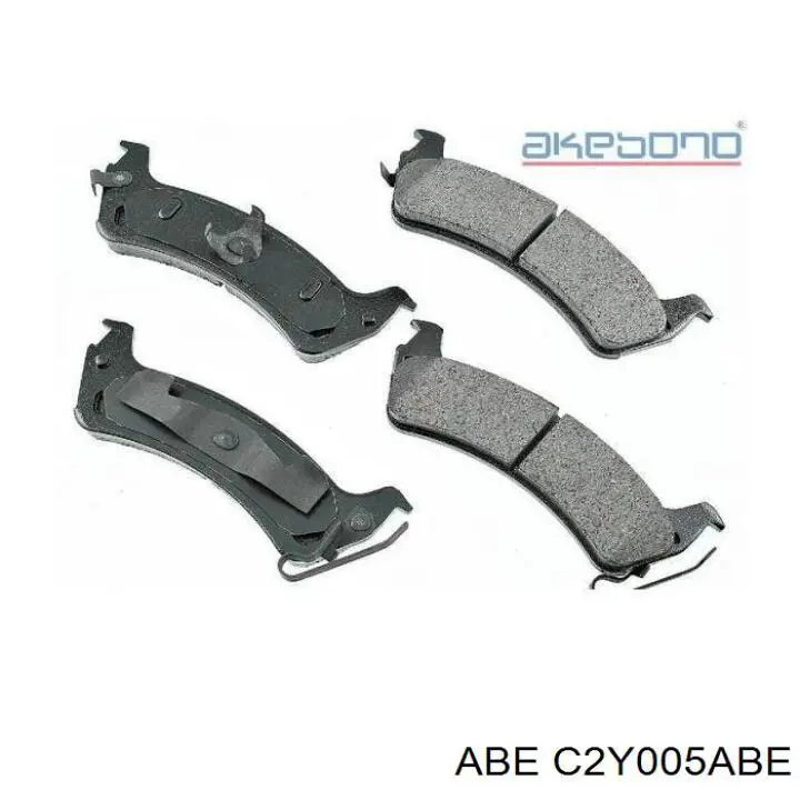 Задні гальмівні колодки ABE C2Y005ABE ціна, від 21.28 USD