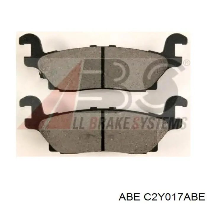 C2Y017ABE ABE Колодки гальмівні задні, дискові