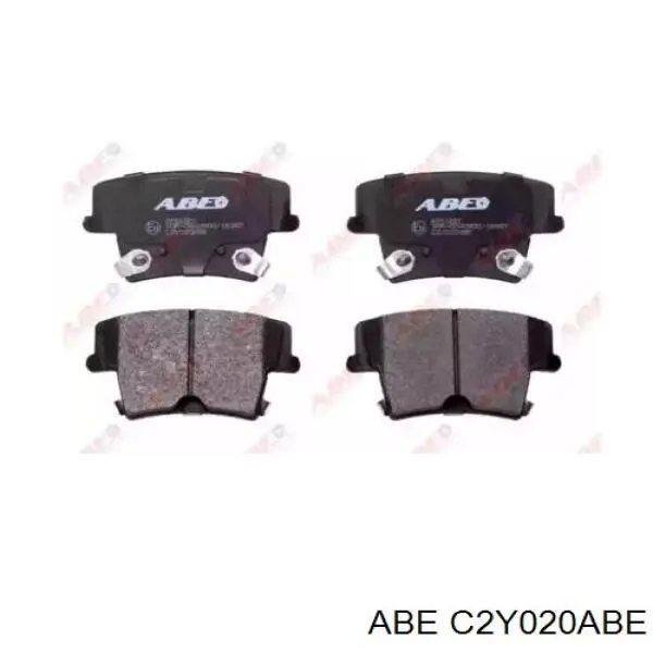 C2Y020ABE ABE колодки гальмові задні, дискові
