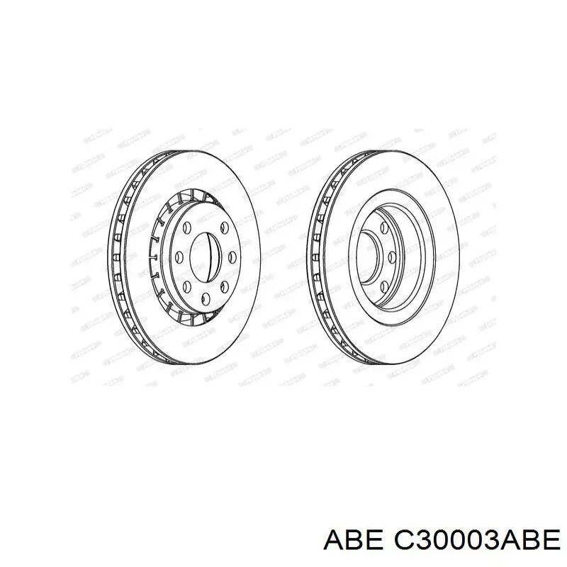 C30003ABE ABE Гальмо дискове переднє