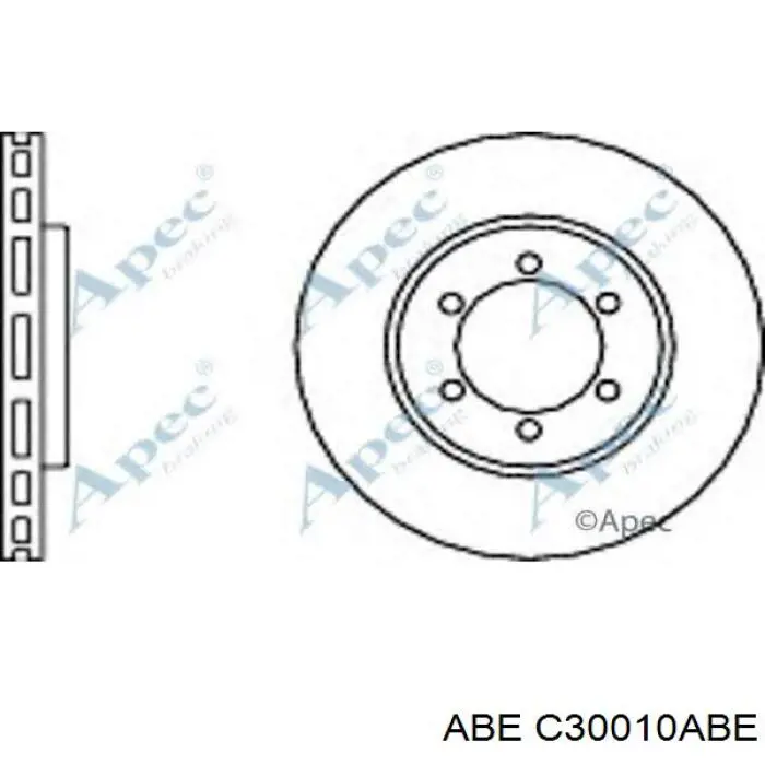 Гальмівні диски передні C30010ABE ABE