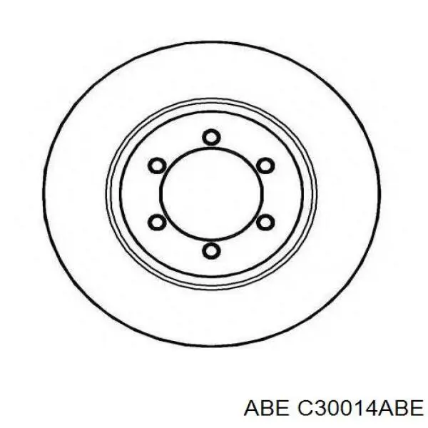 Гальмівні диски передні C30014ABE ABE