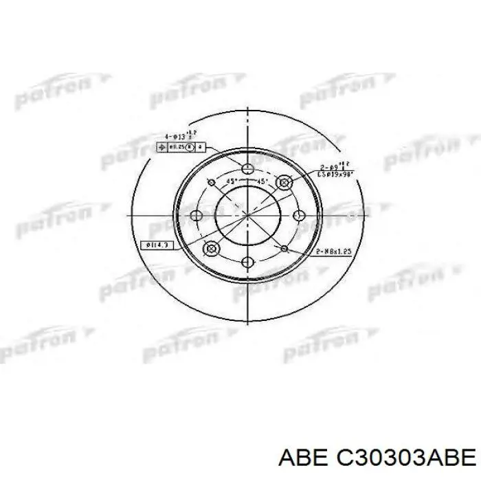 Купити C30303ABE ABE Ротор гальмівний