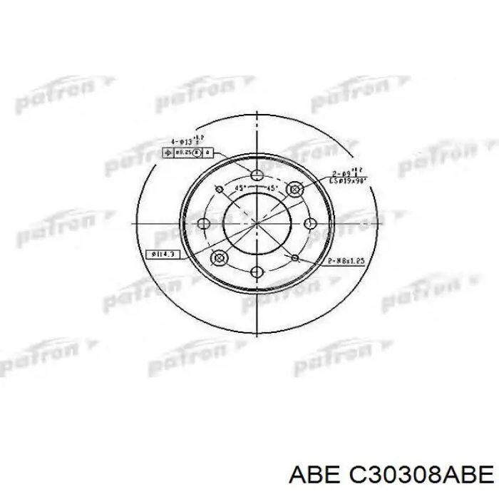 Купити C30308ABE ABE Ротор гальмівний