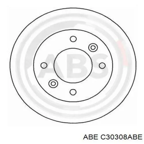 Гальмівні диски передні C30308ABE ABE