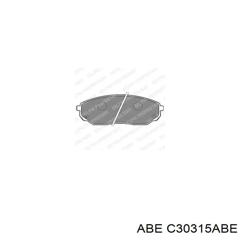 C30315ABE ABE Гальмо дискове переднє