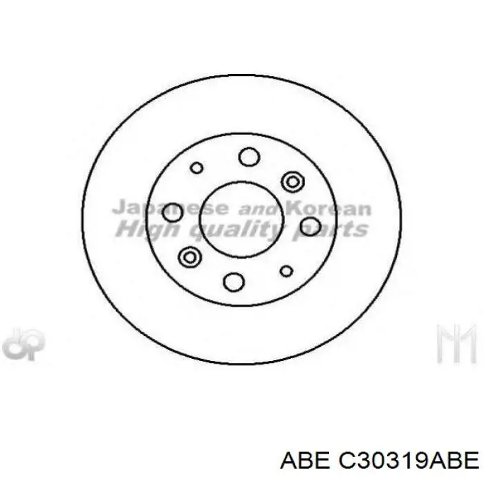 Гальмівні диски передні C30319ABE ABE