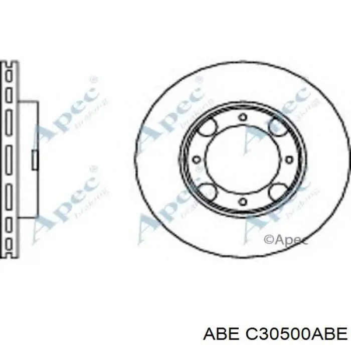 Диск гальмівний передній ABE C30500ABE
