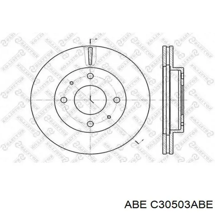 Купити C30503ABE ABE Ротор гальмівний