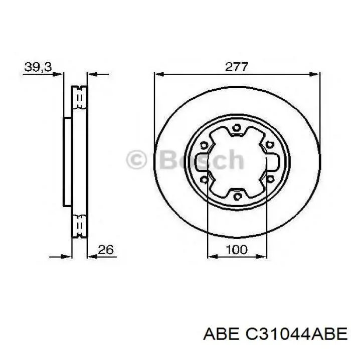 Купити C31044ABE ABE Ротор гальмівний