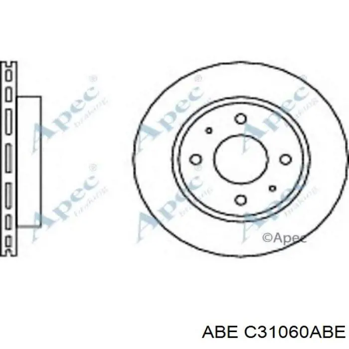 C31060ABE ABE диск гальмівний передній