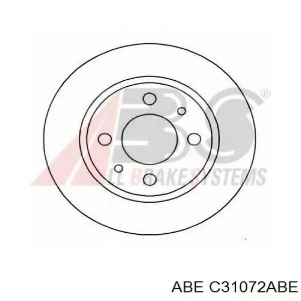 Гальмівні диски передні C31072ABE ABE