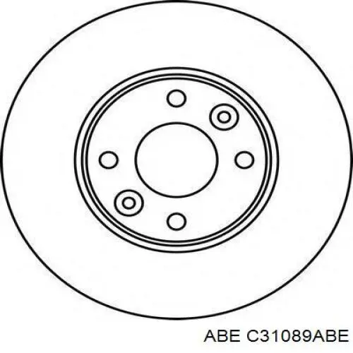 C31089ABE ABE Гальмо дискове переднє