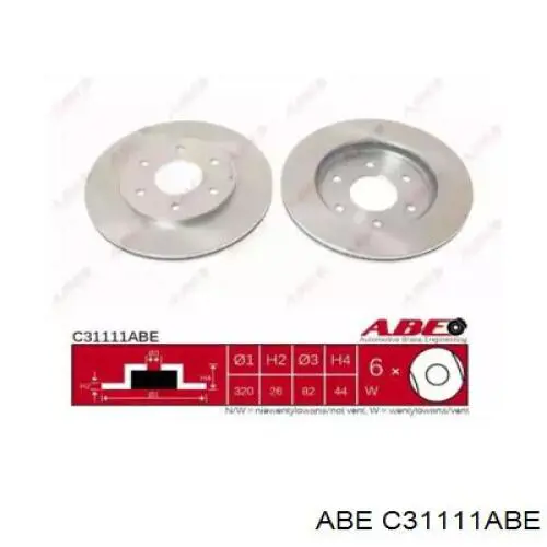 Купити C31111ABE ABE Ротор гальмівний