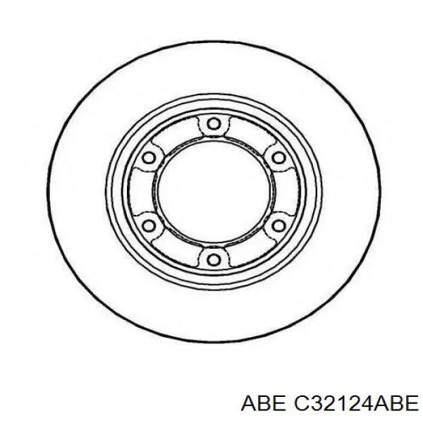 Гальмівні диски передні C32124ABE ABE