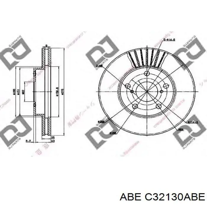 Купити C32130ABE ABE Ротор гальмівний
