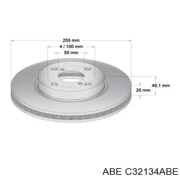 Купити C32134ABE ABE Ротор гальмівний
