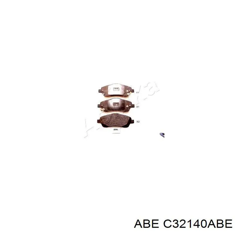 C32140ABE ABE диск гальмівний передній