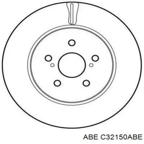 Гальмівні диски передні C32150ABE ABE