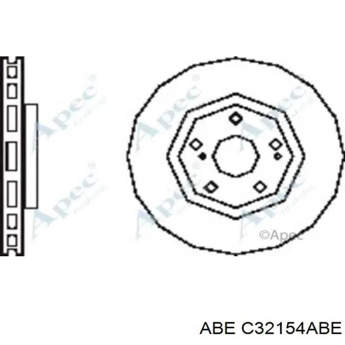 Купити C32154ABE ABE Ротор гальмівний