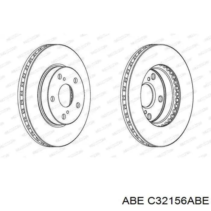 C32156ABE ABE Гальмо дискове переднє